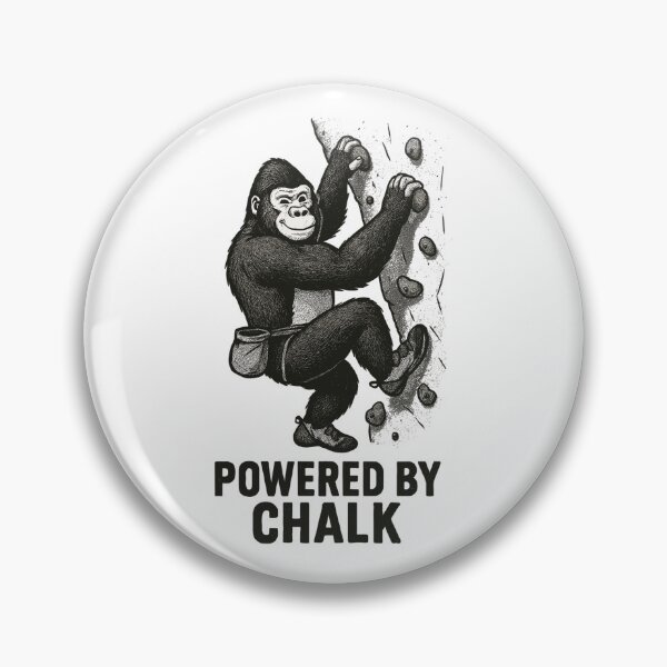 Item preview, Gorilla Bouldering – Powered by Chalk Quote designed and sold by Pineapple-Tree.