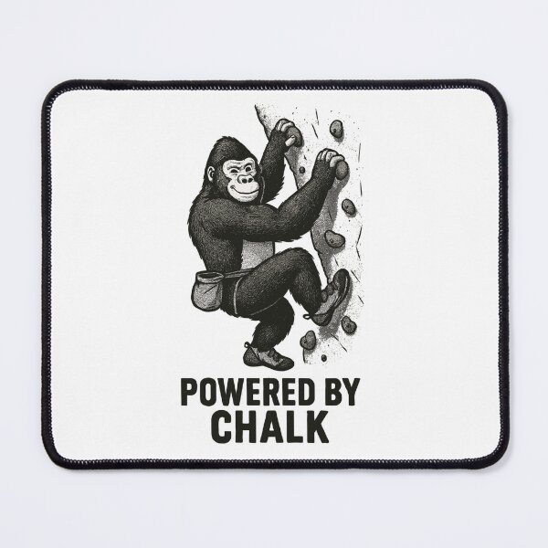 Item preview, Gorilla Bouldering – Powered by Chalk Quote designed and sold by Pineapple-Tree.