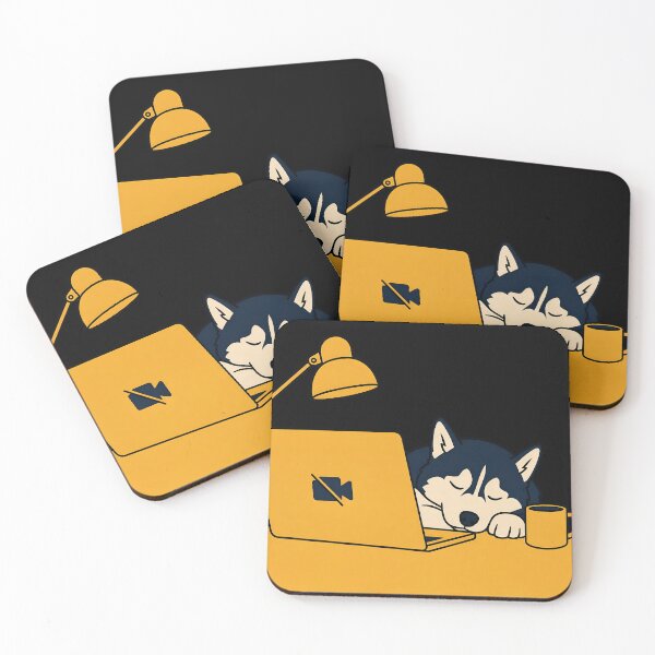 Item preview, Sleepy Husky Work From Home designed and sold by ManggaeJM.