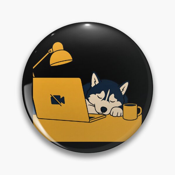 Artikelvorschau, Sleepy Husky arbeitet von zu Hause aus entworfen und verkauft von ManggaeJM.