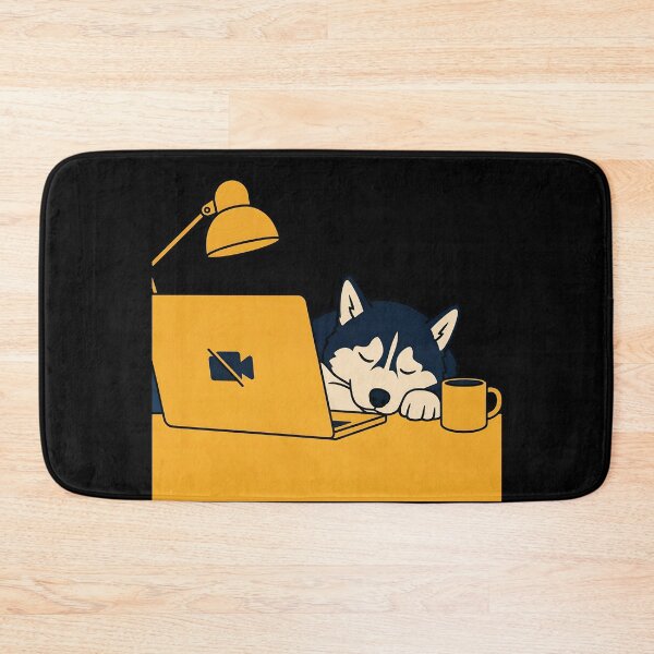 Item preview, Sleepy Husky Work From Home designed and sold by ManggaeJM.