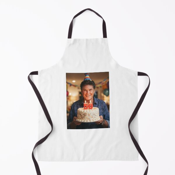 Item preview, David hasselhoff 50th Birthday funny prank meme memes happy 50 designed and sold by CheeseBlueprint.