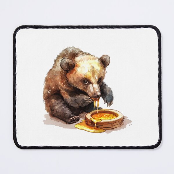 Item preview, Bear Cub | Cute Woodland Animal Watercolor Art designed and sold by Mandayartstudio.