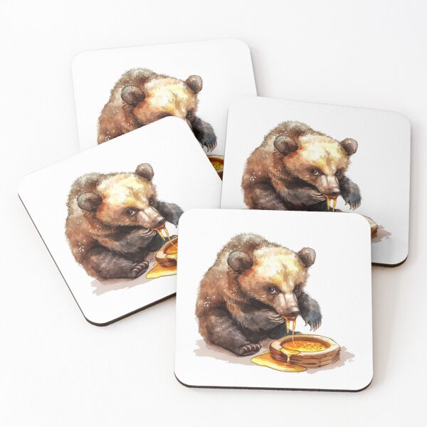 Item preview, Bear Cub | Cute Woodland Animal Watercolor Art designed and sold by Mandayartstudio.