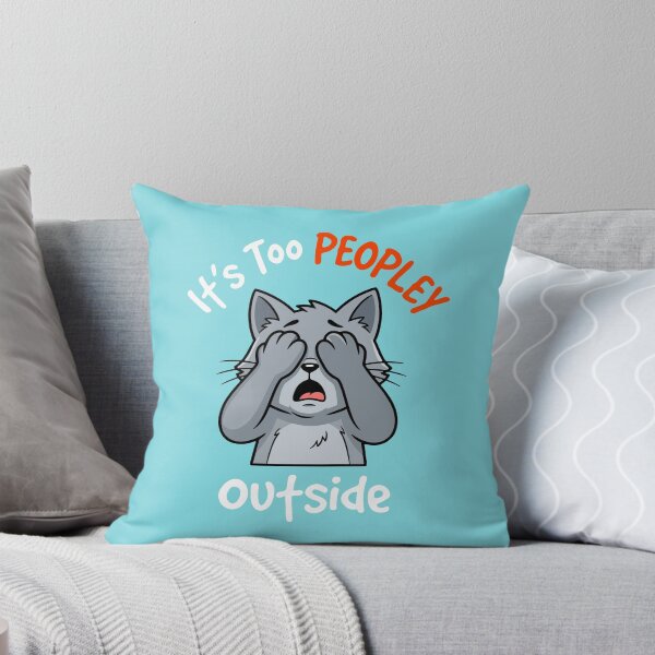 Item preview, Too Peopley Outside Introvert Cat Funny Antisocial designed and sold by Conpo.