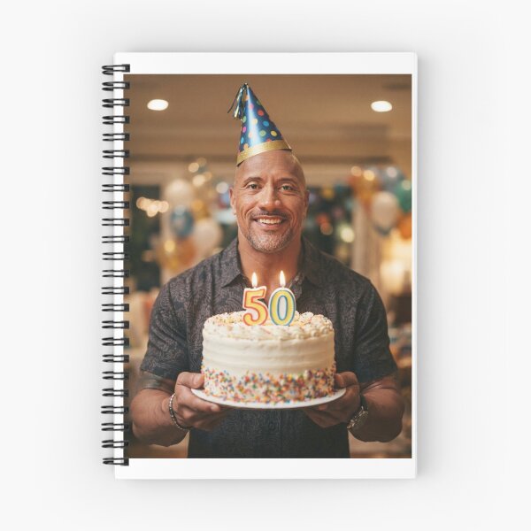 Item preview, Dwayne johnson 50th Birthday funny prank meme memes happy 50 designed and sold by CheeseBlueprint.