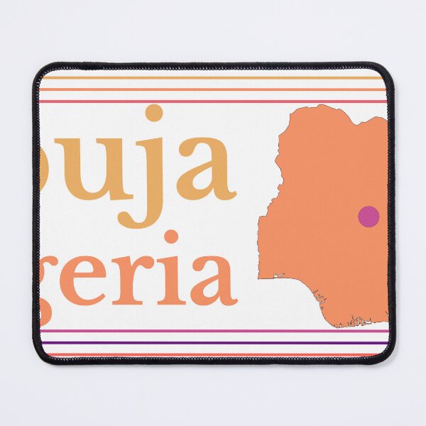 Item preview, Abuja Nigeria City Marked On Country Map designed and sold by TheIconSmith.