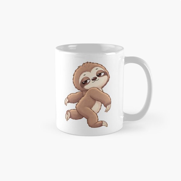 Item preview, Cute Relaxed Sloth with Lazy Chill Expression designed and sold by zan-mf.
