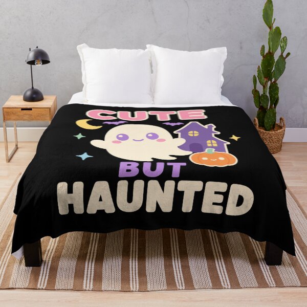 Item preview, Cute But Haunted Halloween Ghost Spooky Season designed and sold by DreamLayerStudio.