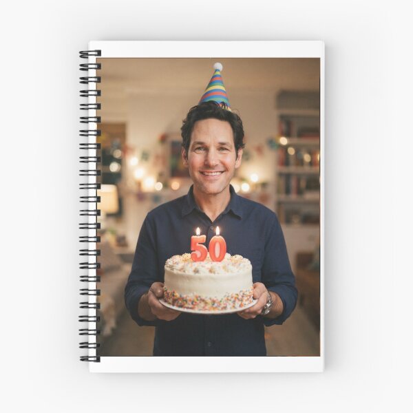 Item preview, Paul rudd 50th Birthday funny prank meme memes happy 50 designed and sold by CheeseBlueprint.