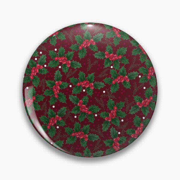 Item preview, Holly Pattern Dark Red designed and sold by JulesGoyco.