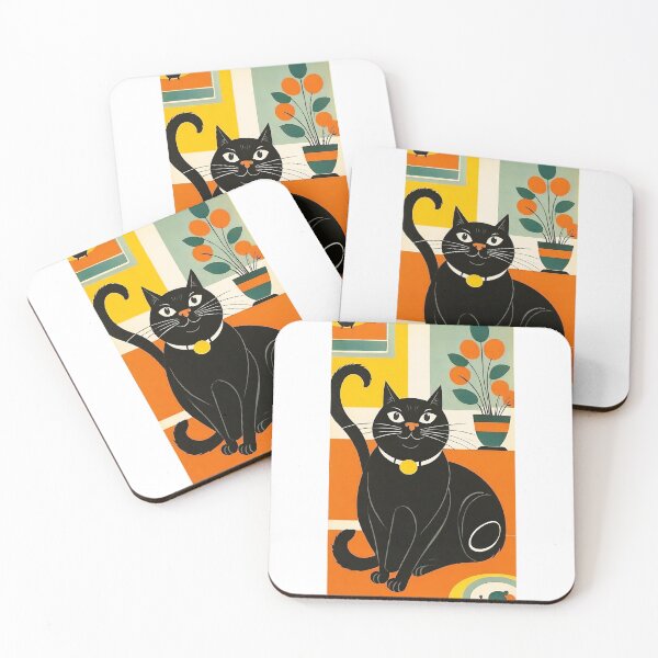 Item preview, A I HAPPY BLACK CAT designed and sold by DeniseFFulmer12.