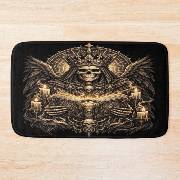 Item preview, Crowned Skeleton – Keeper of the Forbidden Grimoire designed and sold by TroviTutto.
