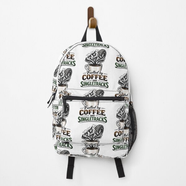 Item preview, Fueled by Coffee & Singletracks MTB coffee mug designed and sold by Pineapple-Tree.