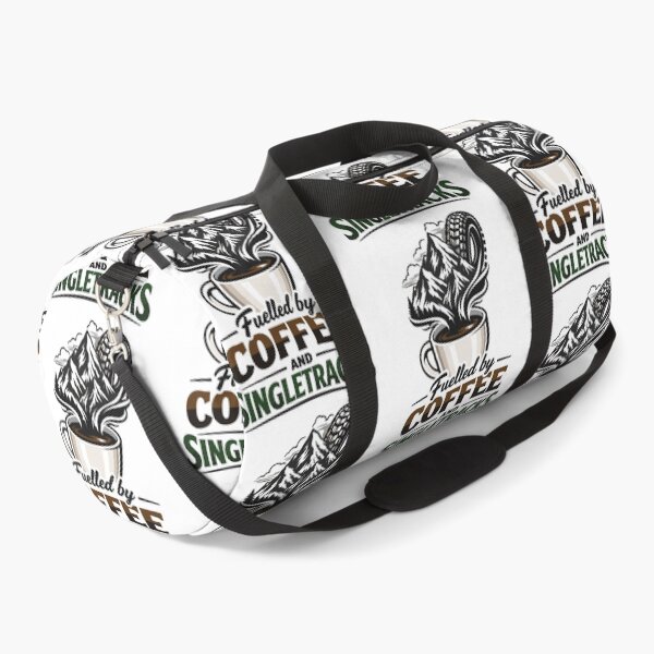 Item preview, Fueled by Coffee & Singletracks MTB coffee mug designed and sold by Pineapple-Tree.