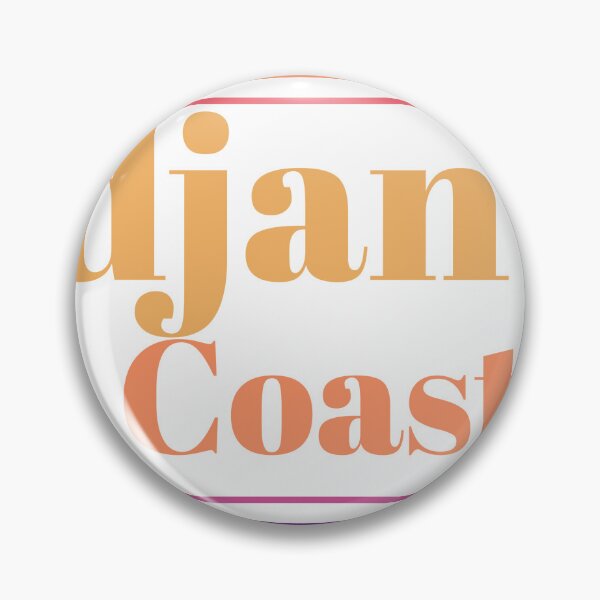 Item preview, Abidjan Ivory Coast City Marked On Country Map designed and sold by TheIconSmith.