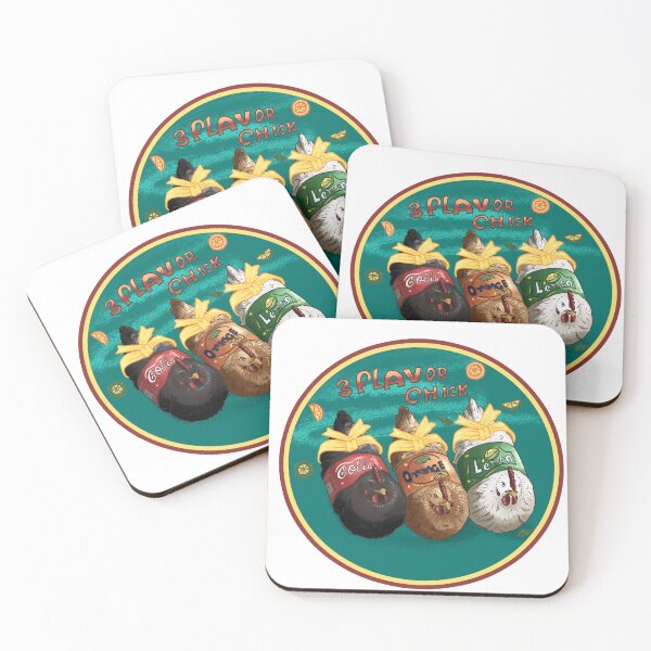 Item preview, 3 Flavor Chick - Retro Soda Hen & Chicken Illustration designed and sold by Kakon-52.