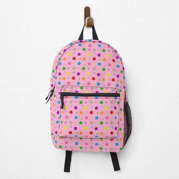 Item preview, Colorful Bright Stars Pattern Design Pink designed and sold by PatternTitan.