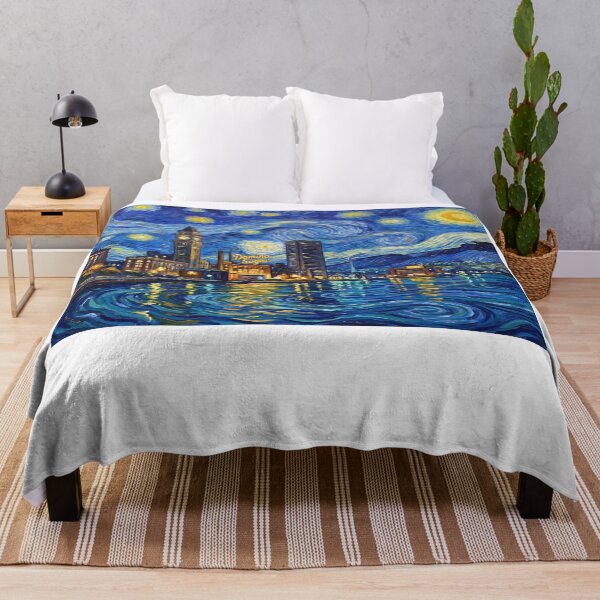 Item preview, Starry Night Over Baltimore Skyline designed and sold by Bad-Decisions-Designs.