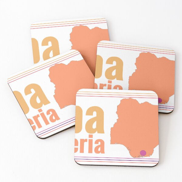 Item preview, Aba Nigeria City Marked On Country Map designed and sold by TheIconSmith.
