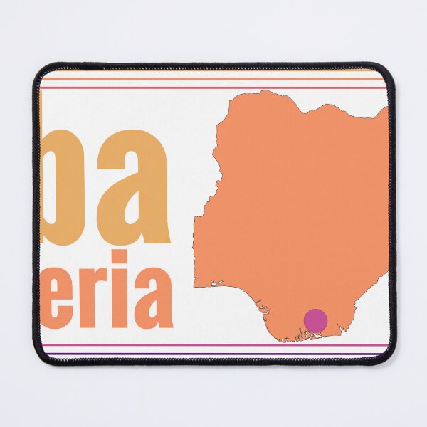 Item preview, Aba Nigeria City Marked On Country Map designed and sold by TheIconSmith.