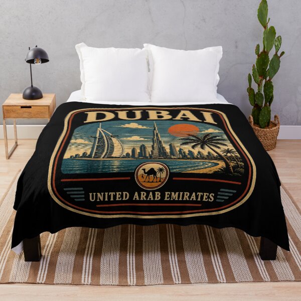 Aperçu de l'œuvre Dubaï - Émirats arabes unis créée et vendue par GoodOldVintage.