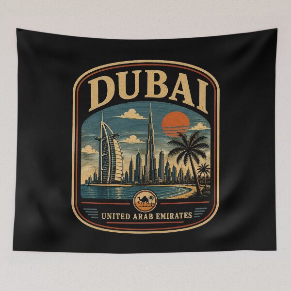 Item preview, Dubai - United Arab Emirates designed and sold by GoodOldVintage.