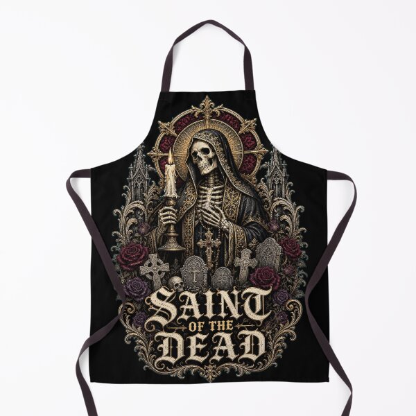 Item preview, Halloween Saint of the Dead – Day of the Dead Gothic Sticker designed and sold by Uglyandcute.