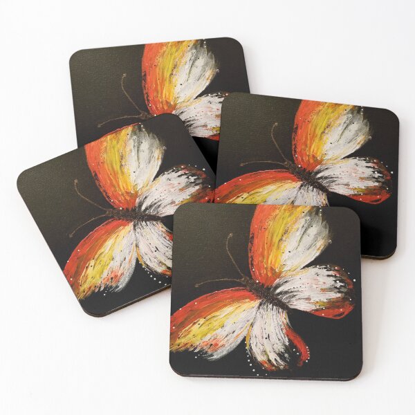 Item preview, Orange Yellow And White Butterfly  designed and sold by Sue Goldberg.
