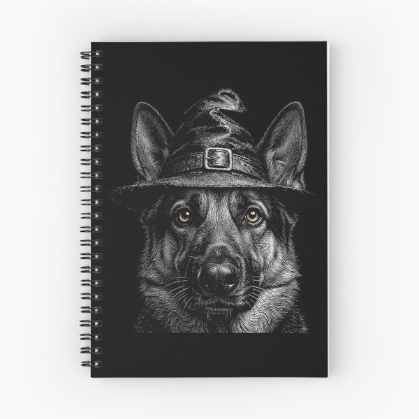 Item preview, Halloween German Shepherd Witch Hat  designed and sold by SOUFIANE1991.