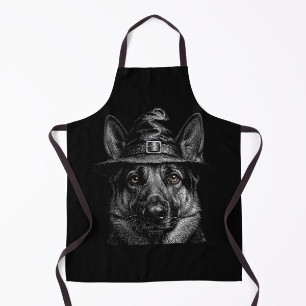 Item preview, Halloween German Shepherd Witch Hat designed and sold by SOUFIANE1991.