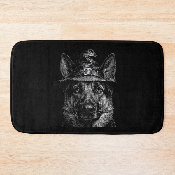 Item preview, Halloween German Shepherd Witch Hat  designed and sold by SOUFIANE1991.