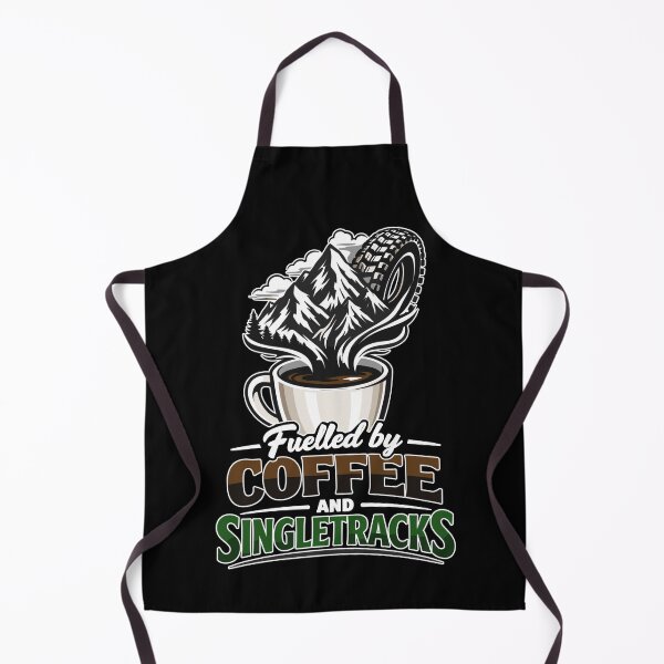 Item preview, Fueled by Coffee & Singletracks MTB coffee mug designed and sold by Pineapple-Tree.