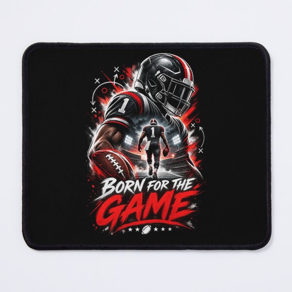 Item preview, Born for the Game Football Player Sports Graphic designed and sold by mbmstores.