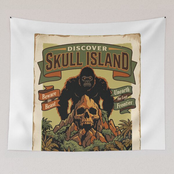 Item preview, Discover Skull Island designed and sold by Bad-Decisions-Designs.