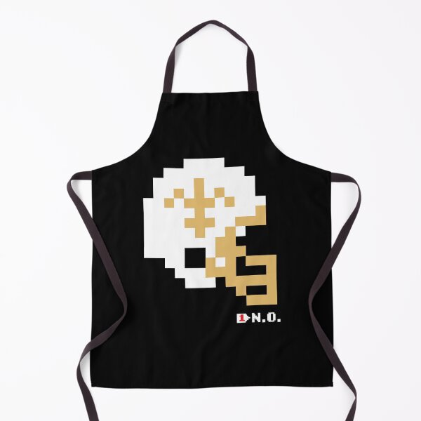 Item preview, Saints Alternate White Tecmo Bowl Helmet designed and sold by TecmoBowlSports.