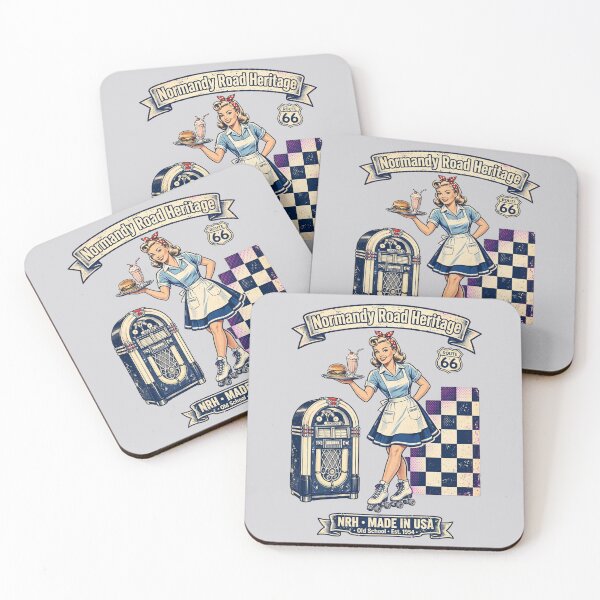 Item preview, Normandy Road Heritage 50s Diner Roller Waitress Jukebox Pinup designed and sold by Normandy Road Heritage.