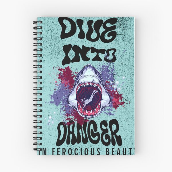 Item preview, Dive Into Danger – Ferocious Beauty Shark & Skeleton designed and sold by MOCH- ART.
