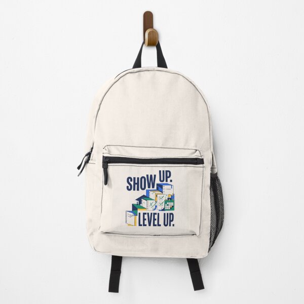 Item preview, Show Up Level Up | College Student Motivation Back to School Gift designed and sold by Amr Darwish Graphic designer.