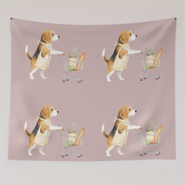 Item preview, Grocery Shopping Housewife Dog designed and sold by ManggaeJM.