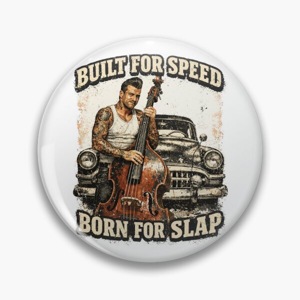 Item preview, Rockabilly Double Bass Oldtimer - Built For Speed designed and sold by Pineapple-Tree.