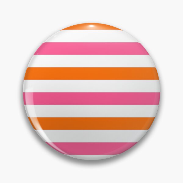 Item preview, Orange And Pink Stripes Design White  designed and sold by PatternTitan.