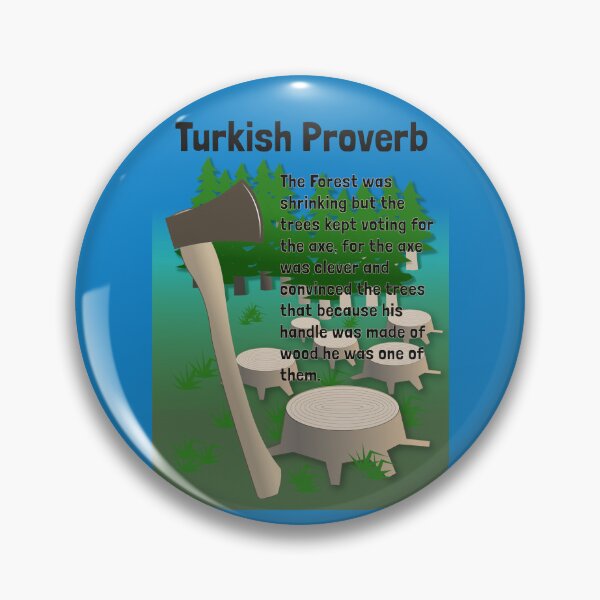 Item preview, Turkish Proverb designed and sold by TerryLatic.