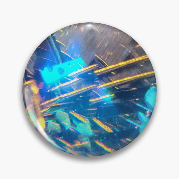 Item preview, Neon Cyber Grid: Electric Blue Light and Golden Rays designed and sold by ElionSolis.