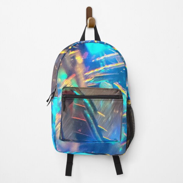 Item preview, Neon Cyber Grid: Electric Blue Light and Golden Rays designed and sold by ElionSolis.