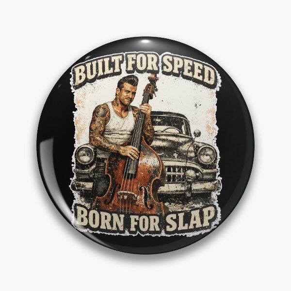 Item preview, Rockabilly Double Bass Oldtimer - Built For Speed designed and sold by Pineapple-Tree.