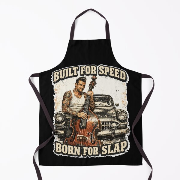 Item preview, Rockabilly Double Bass Oldtimer - Built For Speed designed and sold by Pineapple-Tree.