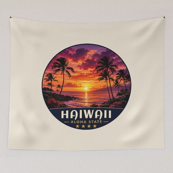 Item preview, Hawaii Aloha State Tropical Paradise Island Sunset Nature designed and sold by Gideon Emmerich.