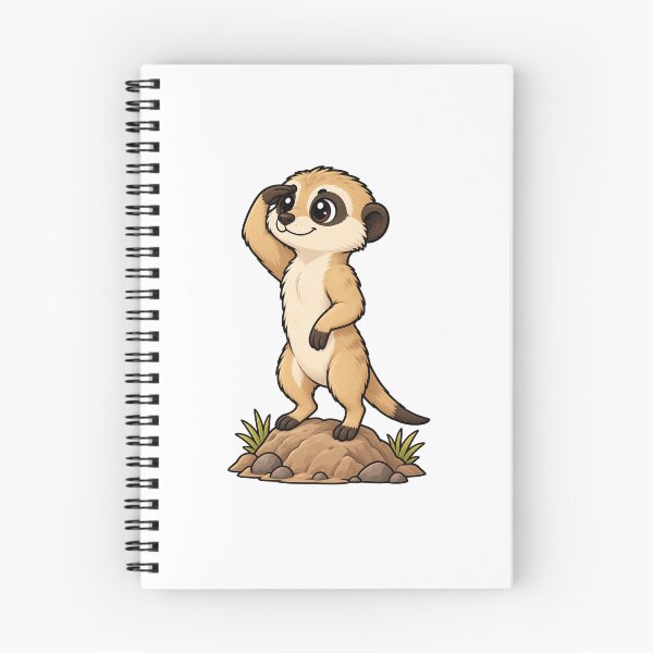 Item preview, Cute Meerkat Standing Watch on Mound designed and sold by Creativeworksuk.