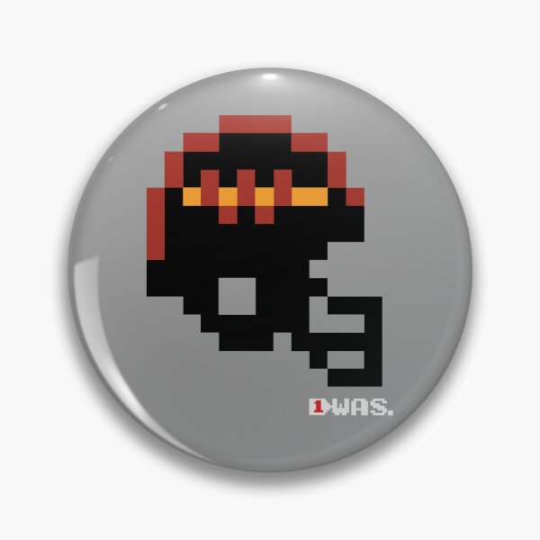 Item preview, Commanders Arrow W Tecmo Bowl Helmet designed and sold by TecmoBowlSports.